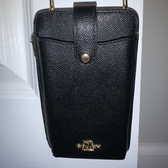 Coach Handbags - Coach Crossbody Black Phone Case